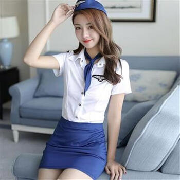 情趣内衣诱惑情趣内衣空姐制服激情套装火辣透视装女警装包臀短裙女