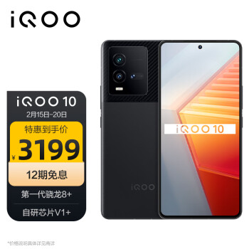 vivo iQOO 10 12GB+256GB赛道版 第一代骁龙8+ 自研芯片V1+ E5超视网膜屏 5G电竞手机