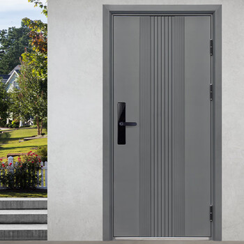 德防盗门家用入户门出租房间门室内钢质大门进户门子母工程门单开门