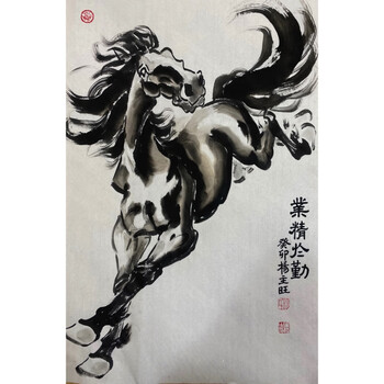 徐悲鸿八骏图原图型号规格- 京东