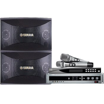 Yamaha 雅马哈kms 910 710家庭ktv音响套装卡拉ok点歌机触摸屏点唱机一对10寸音箱 Meim 300w合并功放 无点 图片价格品牌报价 京东