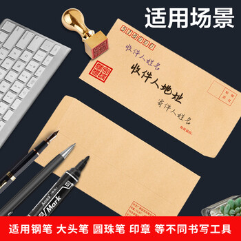 金蝶（kingdee）50张 3号牛皮纸信封176*125mm现金信封发票工资袋信封袋 BCBQ13-3号 