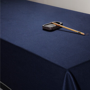 漢墨 羊毛书画毛毡垫 毛笔书法国画毛垫布 文房四宝水洗包边不起球画毡子100*70cm蓝色