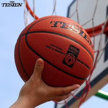 特斯恩（TESIEN） 经典款篮球7号圆点 篮球学生比赛耐磨软皮室内训练 JD-7001