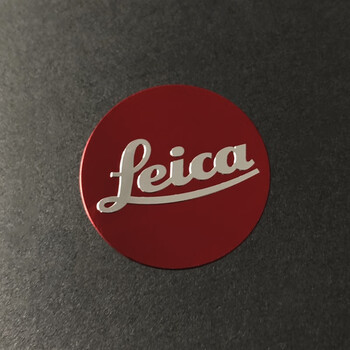 zuidid莱卡金属logo标志 汽车中控台装饰标 单反相机logo金属装饰贴纸