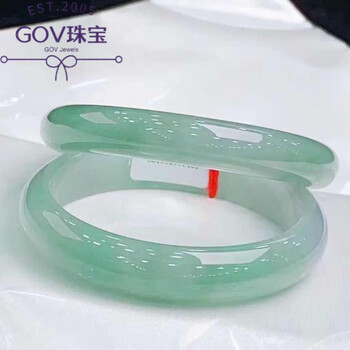 白底翡翠手镯价格报价行情- 京东
