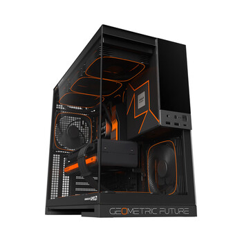 几何未来（GeometricFuture）Model5悟空电脑机箱 AMD 信仰版(EATX主板/5090/4090显卡/420/360冷排/海景房/TypeC)/AMD 9800X3D