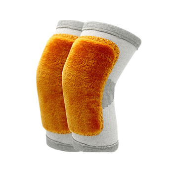 眷云秋冬季加绒加厚防寒保暖护膝套寒腿护腿护具运动骑行用品 厚绒款