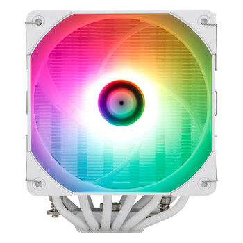 Thermalright(利民) Peerless Assassin 120 WHITE ARGB 逆重力6热管风冷散热器 双塔带顶盖 PA120 WHITE ARGB