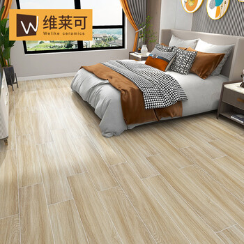 维莱可 卧室全瓷木纹砖200x1000仿木纹地砖仿原木客厅地板砖阳台瓷砖