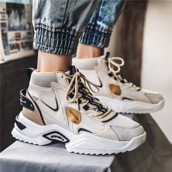 贵人鸟断码同款高帮鞋男秋季男鞋2020新款老爹鞋潮流休闲运动男款鞋子