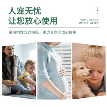 绿叶粘鼠板 薄板捕鼠工具粘老鼠贴灭鼠板老鼠粘板40片装GL02113