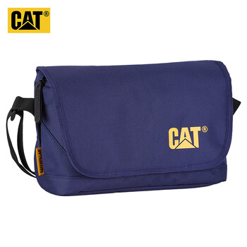 卡特(CAT)斜挎包单肩包轻便邮差包休闲挎包11英寸iPad包潮翻盖大容蓝84512 卡特(CAT)斜挎包单肩包轻便邮差包休闲挎包11英寸iPad包潮翻盖大容蓝84512