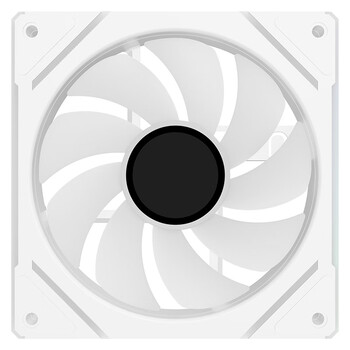 先马（SAMA）境界V3白色正叶 12cm机箱风扇 ARGB无限镜灯光/5V3P神光同步/小4P-PWM调速/液压轴承/标配减震垫