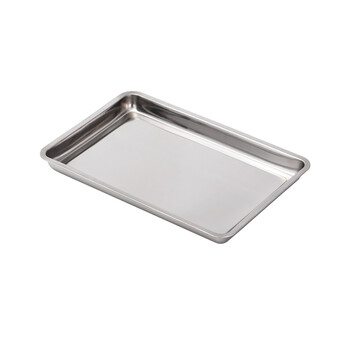 万园琦无磁不锈钢蒸饭盆304长方形蒸饭盘商用蒸饭柜带孔盘6040大盘