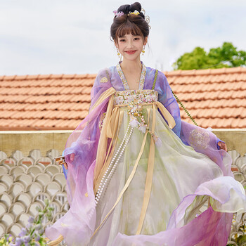 十三余小豆蔻儿 漢服 ロングワンピース　Sサイズ【限定売り出し】 十三余- 京东