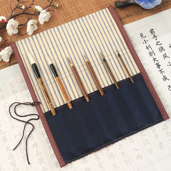 天天练(Tiantianlian)国画毛笔套装6支 加健白云兼毫叶筋勾线笔狼毫初学者白描工笔画毛笔 TN-0475 天天练(Tiantianlian)国画毛笔套装6支 加健白云兼毫叶筋勾线笔狼毫初学者白描工笔画毛笔 TN-0475