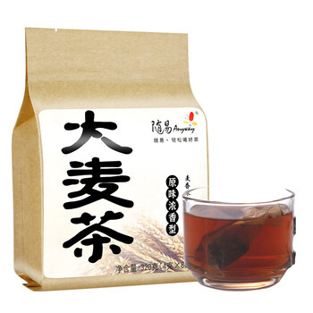 随易养生茶大麦茶80袋*4克独立袋泡茶包炒麦芽原味烘焙型饭店泡水喝 随易养生茶大麦茶80袋*4克独立袋泡茶包炒麦芽原味烘焙型饭店泡水喝