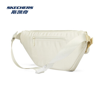 斯凯奇Skechers跑步运动腰包手机包男女通勤上学时尚奶油深米9687 均码 斯凯奇Skechers跑步运动腰包手机包男女通勤上学时尚奶油深米9687 均码