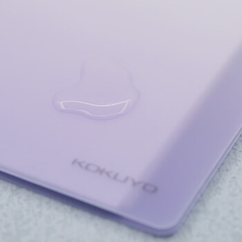 国誉(KOKUYO)A4文件夹淡彩曲奇·晴空·学生资料册收纳夹收纳册 初晴黄紫40袋内页 1个 WSG-CBV40YV