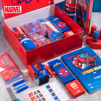 迪士尼(Disney)文具套装 小学生文具大礼包学习用品礼盒1-3年级儿童生日伴手礼男孩 蜘蛛侠DM24943A 迪士尼(Disney)文具套装 小学生文具大礼包学习用品礼盒1-3年级儿童生日伴手礼男孩 蜘蛛侠DM24943A