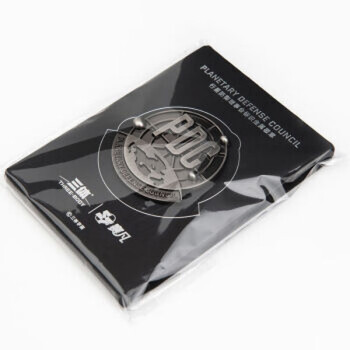 三体周边金属徽章eto地球三体组织个性胸针学院 pdc(行星防御理事会)