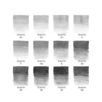 温莎牛顿【弗洛伊德同品牌】素描铅笔涂鸦填色素描铅笔专业手绘美术绘画铅笔12支石墨铅笔套
