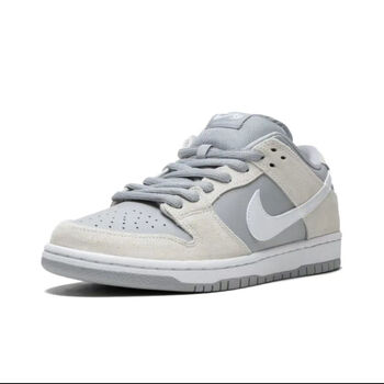 加茜涵高品质dunksblow灰白运动鞋男女鞋滑板鞋ar dunk_灰白北极狐 36