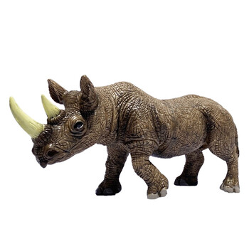 儿童节礼物男孩立体恐龙玩具六一生日礼物 犀牛