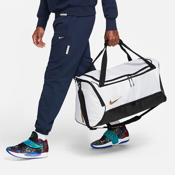 耐克NIKE男女训练包斜挎包单肩包手提包拎包旅行包DX9789-100黑白均码