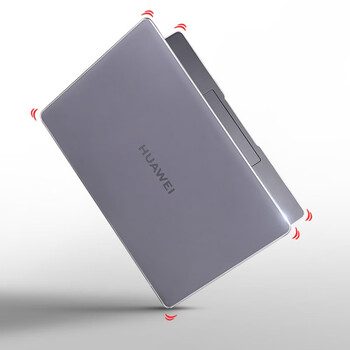 极川 华为MateBook 14保护壳21/2022/2023款英特尔版14英寸笔记本电脑保护套防护型透明水晶壳耐磨防刮