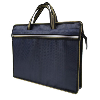 TRNFATN-4050手提立体公文袋 拉链收纳袋公文包 办公商务会议资料包文件袋 一个装