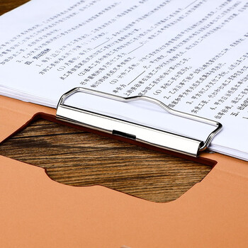 嘉然恒 A4皮质文件夹板签字垫板报告夹办公用品资料夹试卷夹签约本垫板夹合同销售夹定制 横板-棕色 嘉然恒 A4皮质文件夹板签字垫板报告夹办公用品资料夹试卷夹签约本垫板夹合同销售夹定制 横板-棕色