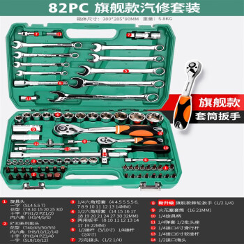 37件套筒扳手工具套裝大全汽修工具專用大全汽車維修 