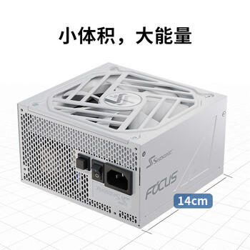 SEASONIC海韵 额定1000W FOCUS金牌全模电脑ATX3白色限定电源 全日系电容 白压纹线 原生12V-2×6 支持5090 SEASONIC海韵 额定1000W FOCUS金牌全模电脑ATX3白色限定电源 全日系电容 白压纹线 原生12V-2×6 支持5090