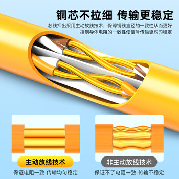 秋叶原(CHOSEAL)六类网线【工程版0.57±0.02mm】CAT6纯铜线芯 非屏蔽原装千兆箱线 橙色 305米 QS2619CT305 秋叶原(CHOSEAL)六类网线【工程版0.57±0.02mm】CAT6纯铜线芯 非屏蔽原装千兆箱线 橙色 305米 QS2619CT305