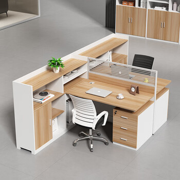 薇泰职员屏风工位电脑桌办公室卡座员工桌子简约现代办公桌椅组合 薇泰职员屏风工位电脑桌办公室卡座员工桌子简约现代办公桌椅组合