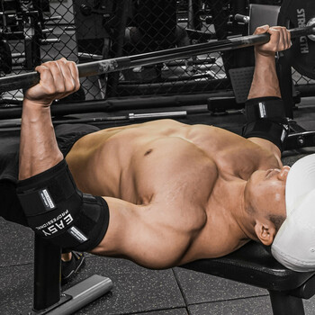 劳拉之星EASY系列健身护肘男卧推加压举重力量器械训练专业关节套肘2XL