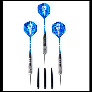 新动力健身器材飞镖套装26克纯铜镀钨抗摔硬飞镖针XD108蓝色含3个 新动力健身器材飞镖套装26克纯铜镀钨抗摔硬飞镖针XD108蓝色含3个