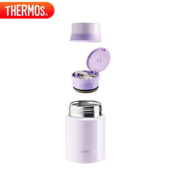 膳魔师（THERMOS）焖烧杯316高真空不锈钢520ml焖烧罐保温饭盒保温桶TCLD-520S PL