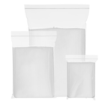 西玛（SIMAA）【全网低价】100只自封袋 大号350*240mm加厚防水袋 透明封口袋PE防潮袋 6928