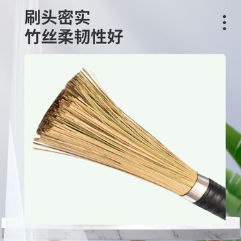 梦庭 竹锅刷大号 纯天然老式炊帚竹制洗锅刷 家用厨房清洁灶台竹刷子