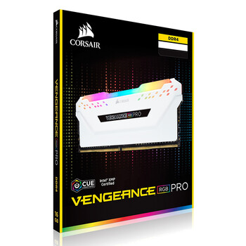 美商海盗船（USCORSAIR）32GB(16Gx2)套装 DDR4 3600 台式机内存条 复仇者RGB PRO 灯条 白色 电竞玩家款