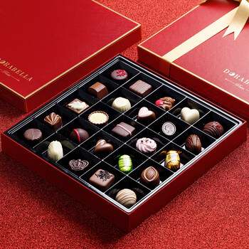 幸鸾进口酒心巧克力礼盒装送女友手工零食生日礼物比利时进口巧克力25