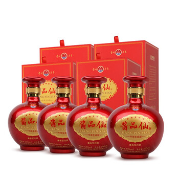 【新品未開封品】仙秦 白酒 500ml 53度 酱品仙白酒- 京东