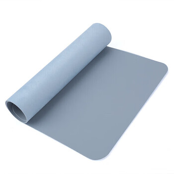 必优美鼠标垫小号办公室桌垫笔记本电脑垫键盘垫办公写字台桌垫游戏家用垫子防水支持 天蓝色小号