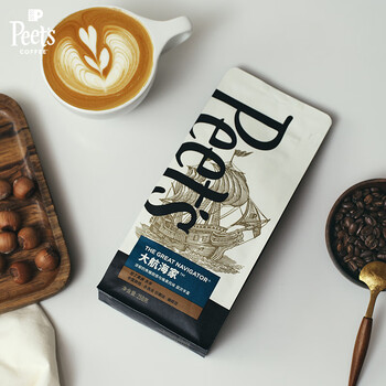 Peet's Coffee皮爷peets 大航海家咖啡豆新鲜烘焙中度烘焙黑咖啡250g【新包装】