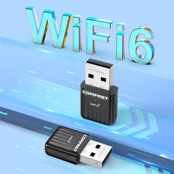 COMFAST CF-941AX WiFi6双频5G免驱动USB无线网卡迷你AX600台式机笔记本电脑外置wifi接收发射器 COMFAST CF-941AX WiFi6双频5G免驱动USB无线网卡迷你AX600台式机笔记本电脑外置wifi接收发射器