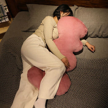 2022新款侧睡枕头固定睡姿u型枕云朵大抱·枕长条枕头女生夹腿神器