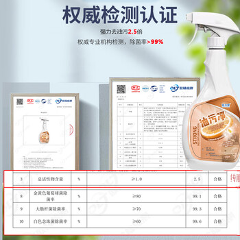 蓝洁星油烟机清洗剂500ml 厨房泡沫去重油污净神器强力清洁剂